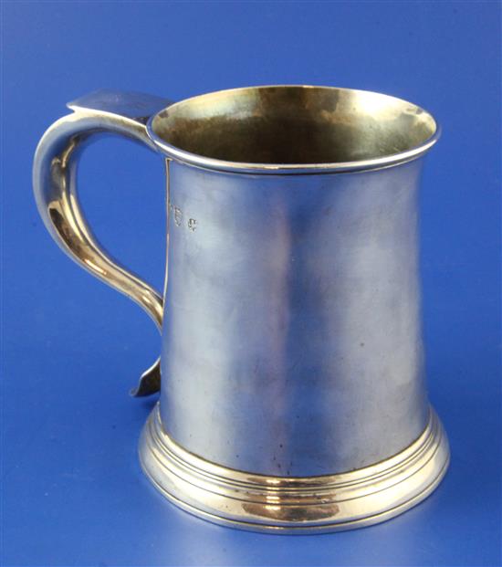 A late George II silver mug, 10.5 oz.